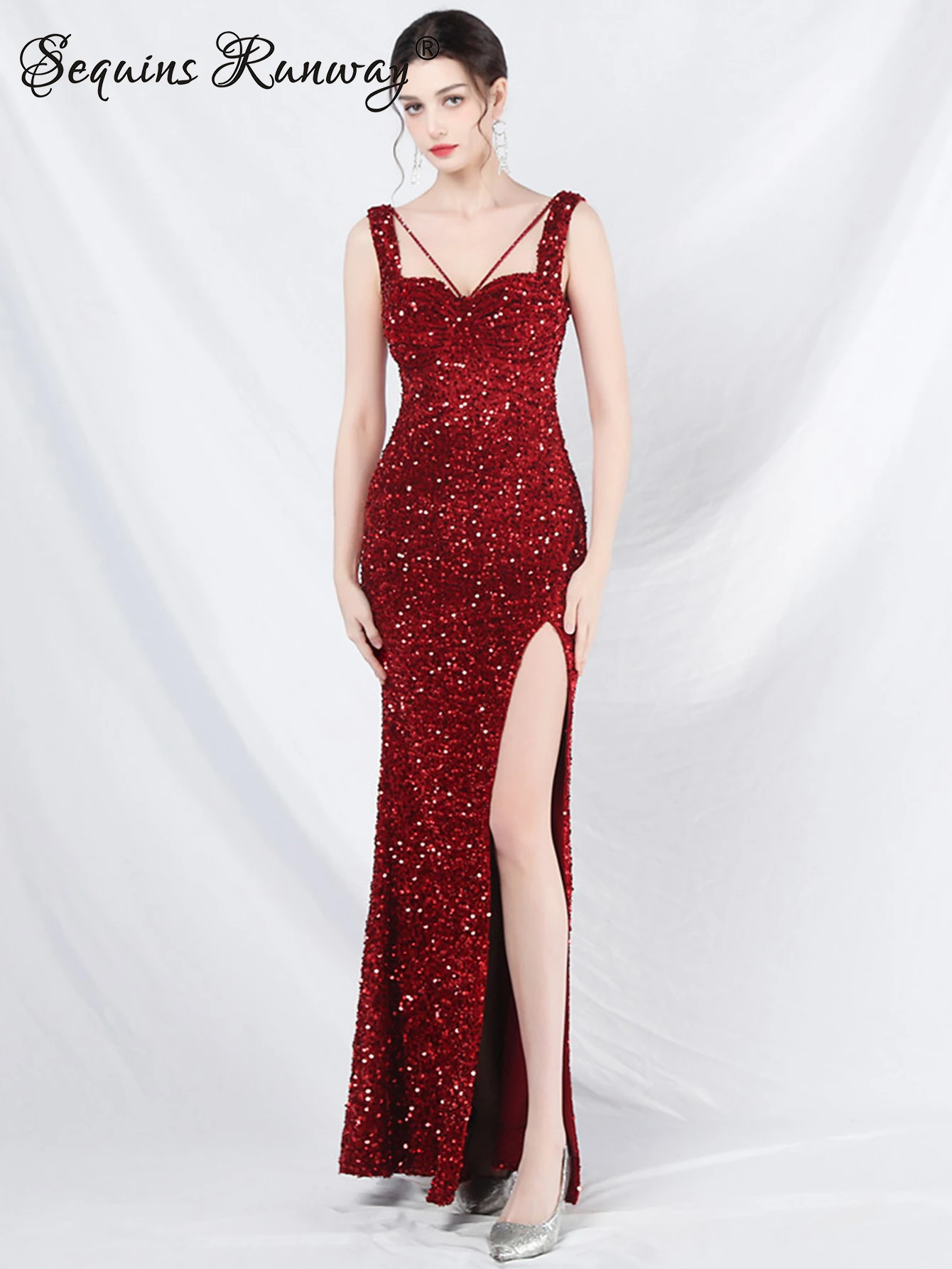 Sexy backless maxi black sequin summer dress women 2024 elegant birthday party long dresses prom luxury evening dresses vestidos
Sexy backless maxi black sequin summer dress women 2024 elegant birthday party long dresses prom luxury evening dresses vestidos