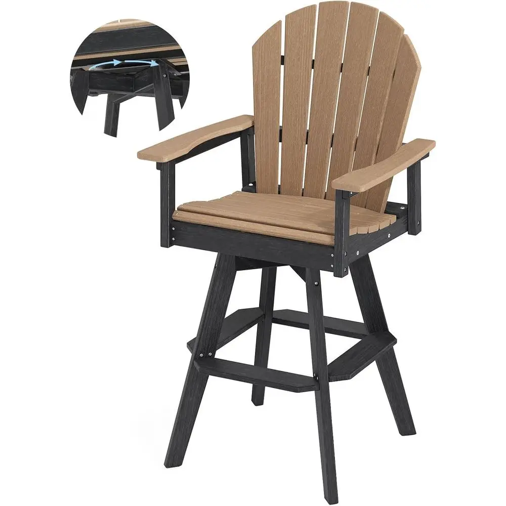 Weather-Resistant HDPE Bar-Height Adirondack Chairs for Patio, Yard, and Outdoor Spaces
Weather-Resistant HDPE Bar-Height Adirondack Chairs for Patio, Yard, and Outdoor Spaces