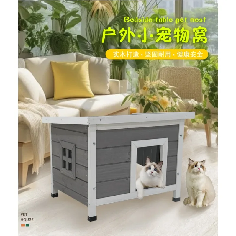 Кошачье гнездо, дом на открытом воздухе, в помещении и на открытом воздухе, клетка для кошек из массива дерева, непромокаемая, зимняя, холодная, теплая, комната для домашних животных, домик для кошек
Кошачье гнездо, дом на открытом воздухе, в помещении и на открытом воздухе, клетка для кошек из массива дерева, непромокаемая, зимняя, холодная, теплая, комната для домашних животных, домик для кошек