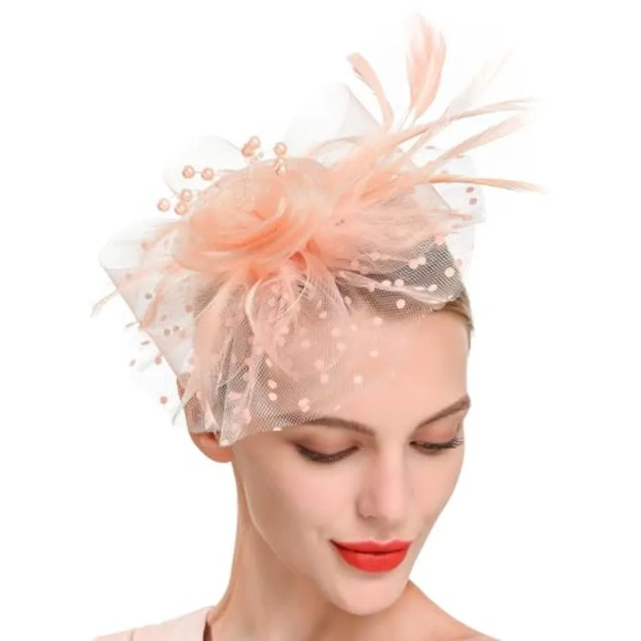 JUNBESTN Fascinators Hat Tea Party Headwear for Women Flower Mesh Feathers Headband
JUNBESTN Fascinators Hat Tea Party Headwear for Women Flower Mesh Feathers Headband