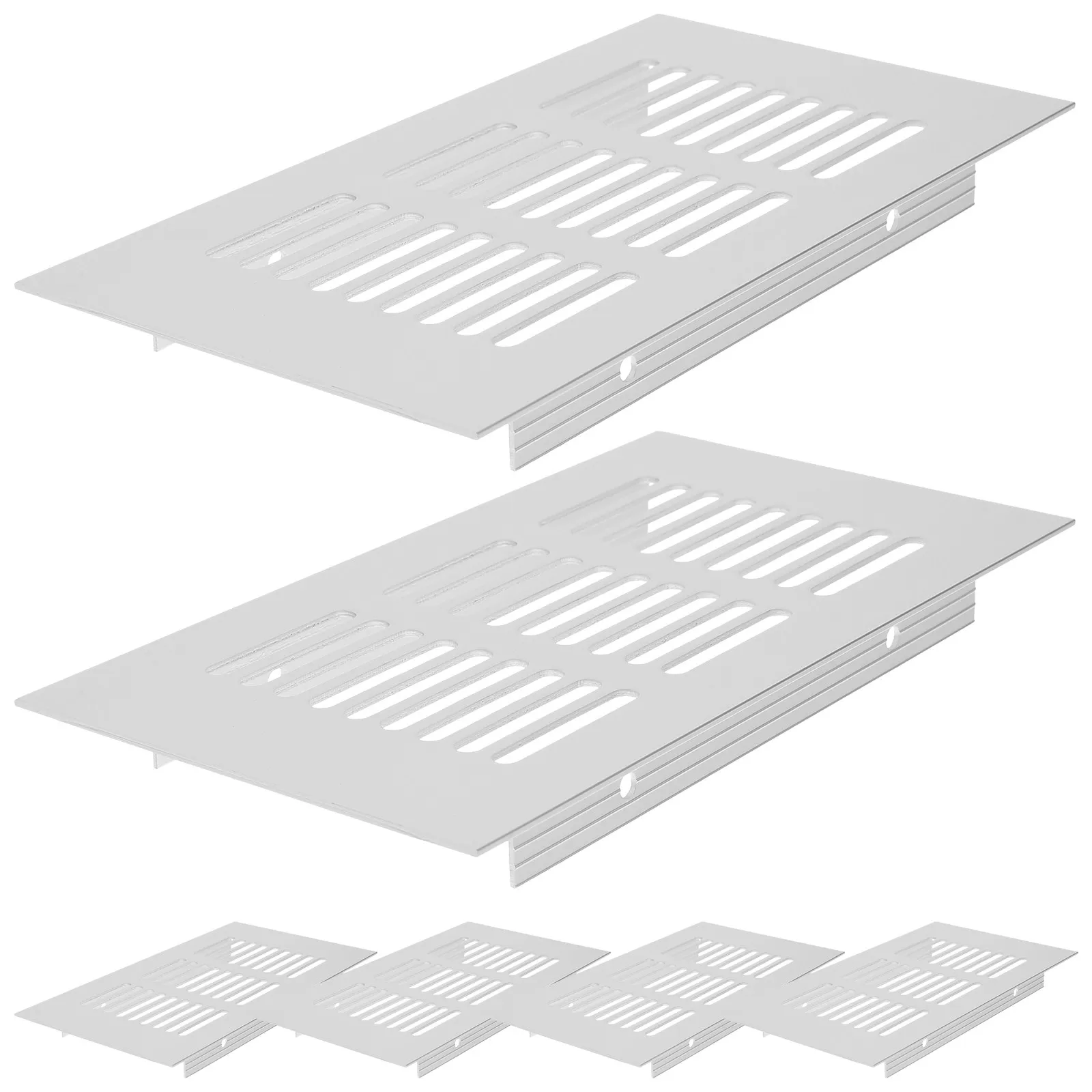 6Pcs Furniture Vent Breathable Mesh Rectangular Aluminum Alloy Ventilation Cover for Cabinet Shoe Wardrobe Airflow Exhaust
6Pcs Furniture Vent Breathable Mesh Rectangular Aluminum Alloy Ventilation Cover for Cabinet Shoe Wardrobe Airflow Exhaust