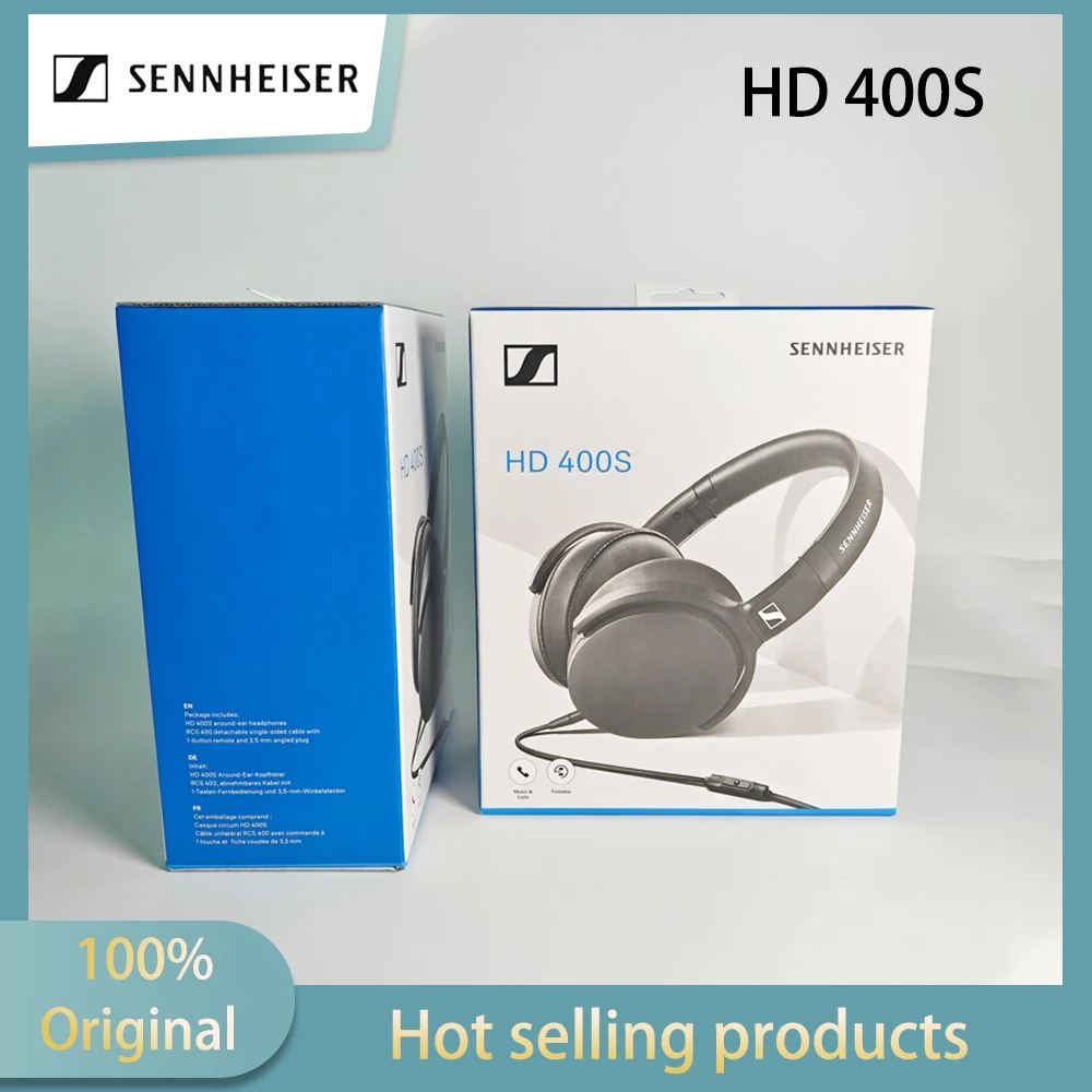 Sennheiser HD 400S Wired Earphones, Head mounted Music Earphones, Gaming Earphones, Black Gift, Intelligent Wire Control
Sennheiser HD 400S Wired Earphones, Head mounted Music Earphones, Gaming Earphones, Black Gift, Intelligent Wire Control