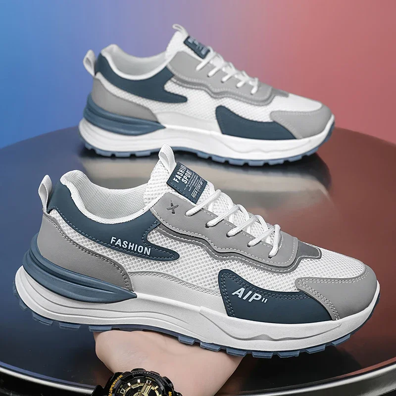 Весна 2024, мужская дышащая модная обувь для папы, спортивная повседневная обувь на толстой подошве с увеличенной сетчатой поверхностью, удобная обувь увеличения размера
Весна 2024, мужская дышащая модная обувь для папы, спортивная повседневная обувь на толстой подошве с увеличенной сетчатой поверхностью, удобная обувь увеличения размера