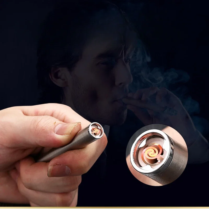 2025 USB Rechargeable Lighter Wind Mini Windproof Cylindrical Portable Electric Heating Wire Cigarette Lighter for Men and Women
2025 USB Rechargeable Lighter Wind Mini Windproof Cylindrical Portable Electric Heating Wire Cigarette Lighter for Men and Women