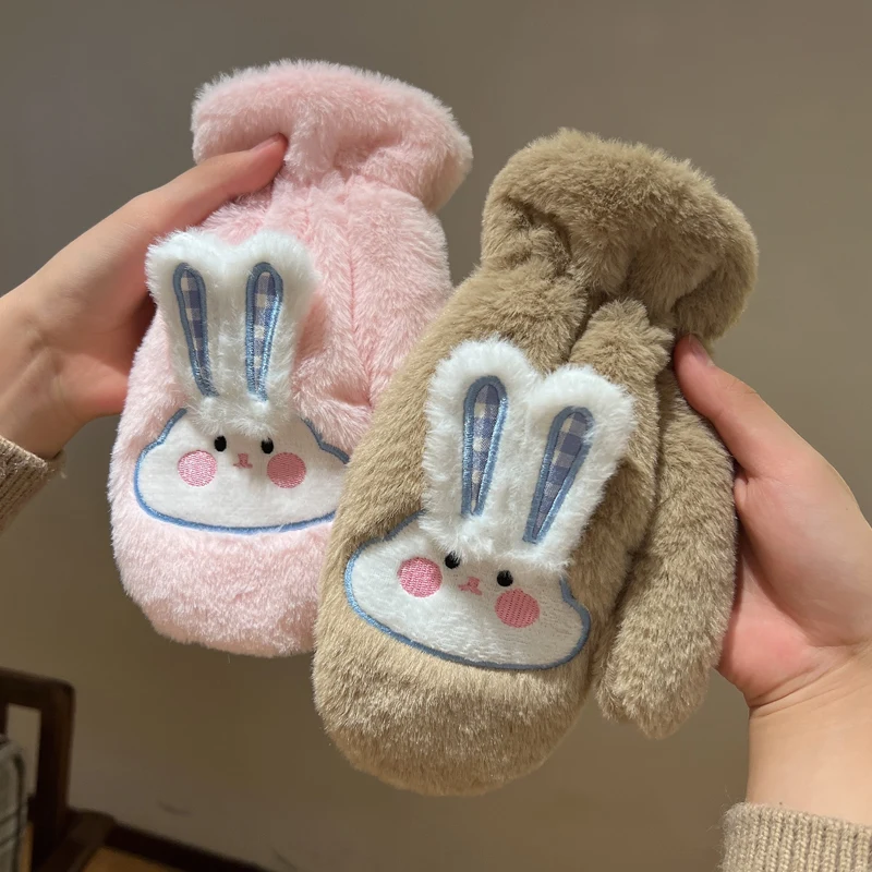 Rabbit Embroidery Soft Plush Gloves Women Winter Warm Thicken Fingerless Mittens Hand Guards Outdoor Warmer Girls Christmas Gift
Rabbit Embroidery Soft Plush Gloves Women Winter Warm Thicken Fingerless Mittens Hand Guards Outdoor Warmer Girls Christmas Gift