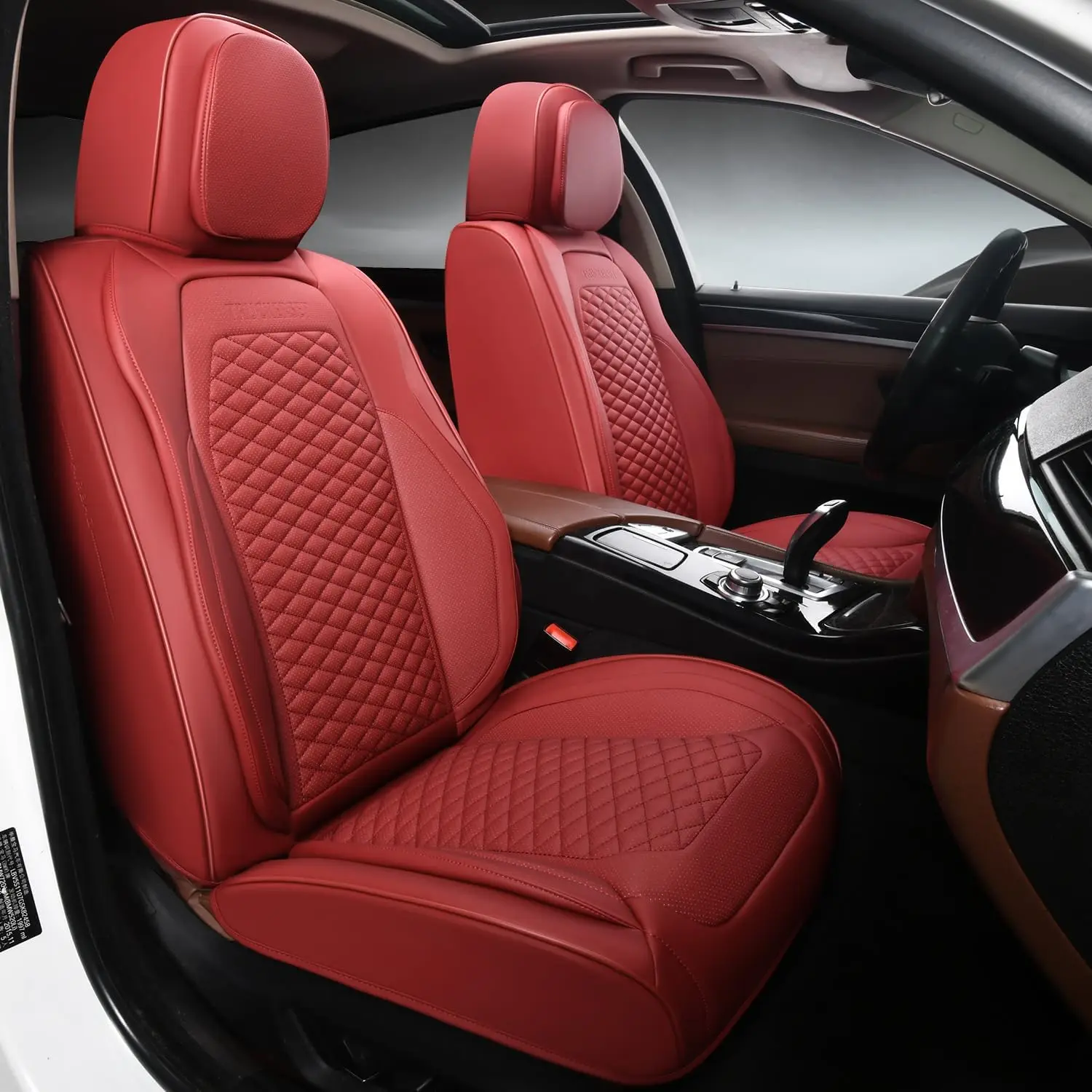 2 Packs Car Seat Covers Leather Car Seat Covers Universal Seat Covers for Car, SUV,Truck (Burgundy)
2 Packs Car Seat Covers Leather Car Seat Covers Universal Seat Covers for Car, SUV,Truck (Burgundy)