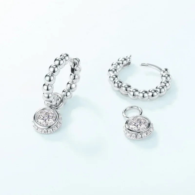 1cttw D Color Moissanite Detachable Drop Earrings For Women S925 Silver Round Bubble Dangle Earrings Luxury Party Jewelry
1cttw D Color Moissanite Detachable Drop Earrings For Women S925 Silver Round Bubble Dangle Earrings Luxury Party Jewelry