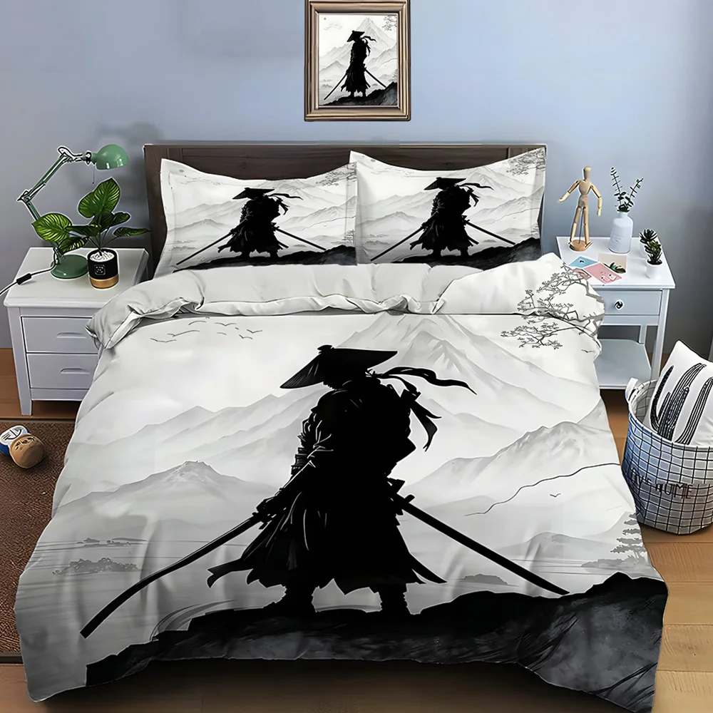 Samurai silhouette with mountains Bedding Set for Kids Luxury Gift 3pcs Digital Print Comforter Set Soft Comfortable Breathable
Samurai silhouette with mountains Bedding Set for Kids Luxury Gift 3pcs Digital Print Comforter Set Soft Comfortable Breathable