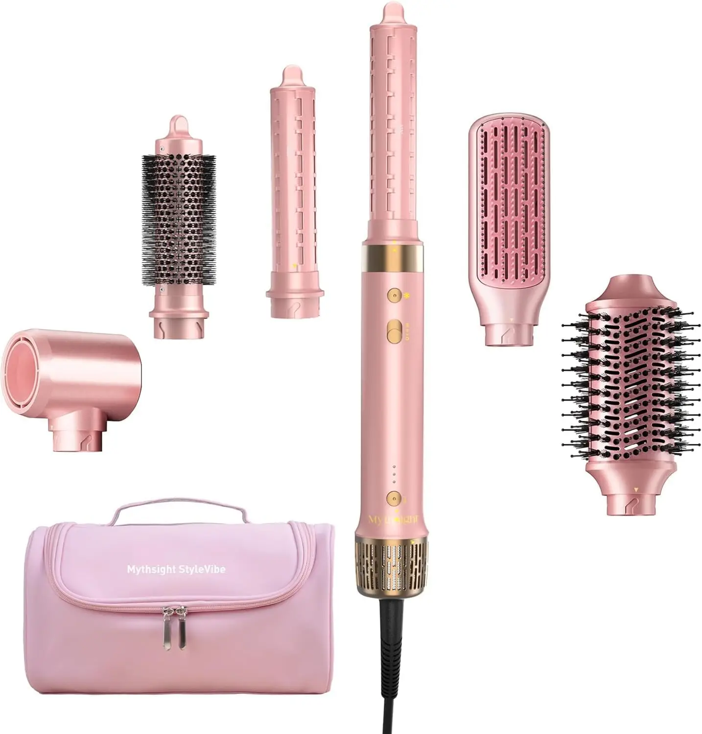 6-in-1 Air Styler: Hair Dryer & Blow Dryer Brush with Travel Case - Auto Wrap Curls, Fast Drying, Frizz-Free Volume
6-in-1 Air Styler: Hair Dryer & Blow Dryer Brush with Travel Case - Auto Wrap Curls, Fast Drying, Frizz-Free Volume