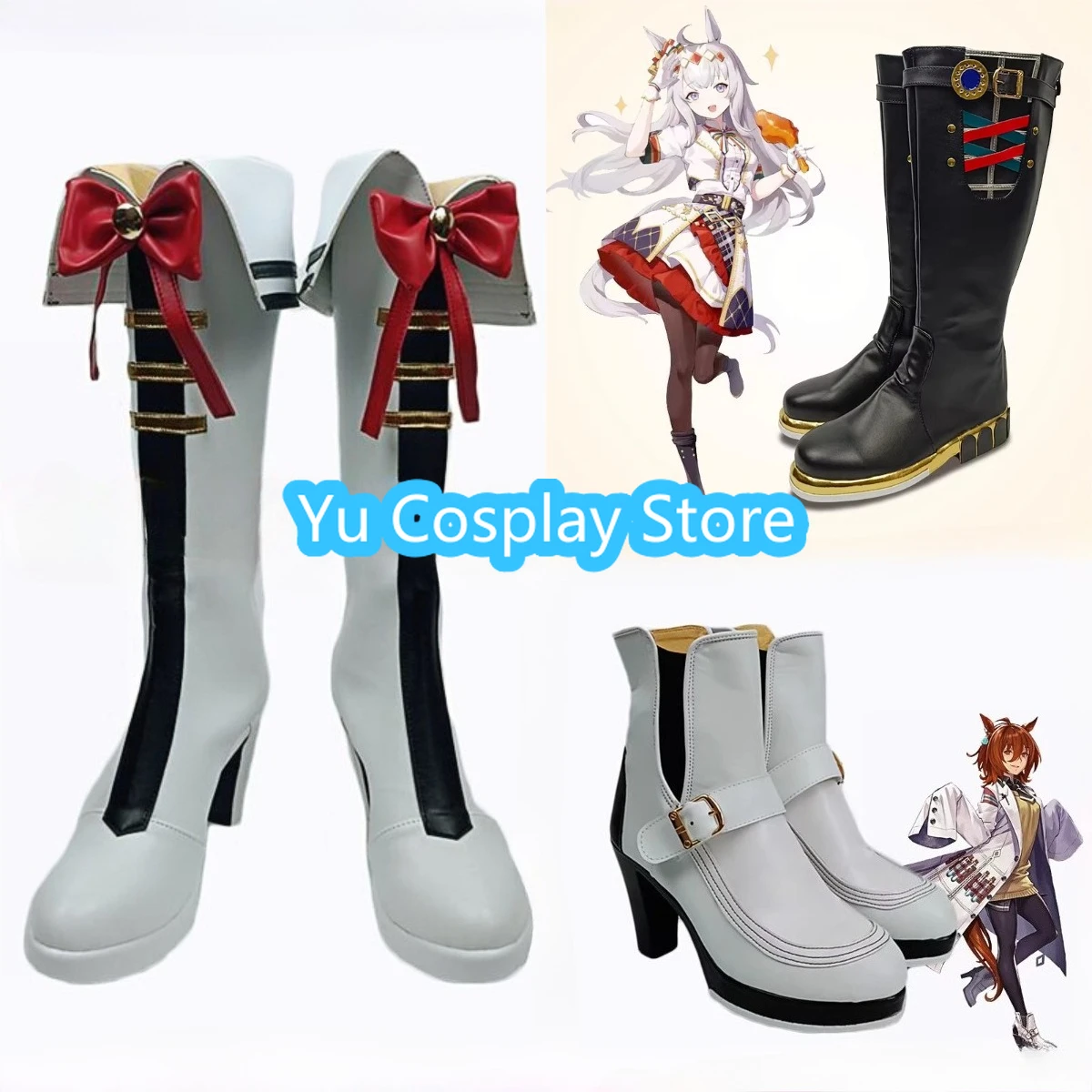Yu Обувь для косплея Сапоги Race Horse Girl Pretty Derby Golden Boat Game Аниме Вечеринка Хэллоуин Рождество
Yu Обувь для косплея Сапоги Race Horse Girl Pretty Derby Golden Boat Game Аниме Вечеринка Хэллоуин Рождество