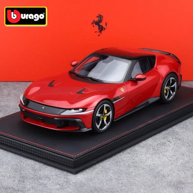 Bburago 1:24 Ferrari 12Cilindri, модель спортивного автомобиля из сплава, литая под давлением металлическая гоночная машина, модель автомобиля, высокая имитация, детская игрушка в подарок
Bburago 1:24 Ferrari 12Cilindri, модель спортивного автомобиля из сплава, литая под давлением металлическая гоночная машина, модель автомобиля, высокая имитация, детская игрушка в подарок