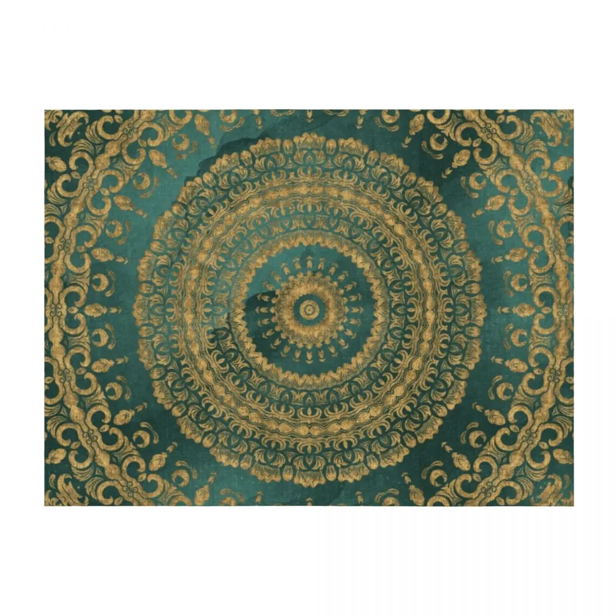 Emerald Green and Gold Mandala Throw Blanket Soft Plaid Bed Furrys For Baby Blankets
Emerald Green and Gold Mandala Throw Blanket Soft Plaid Bed Furrys For Baby Blankets