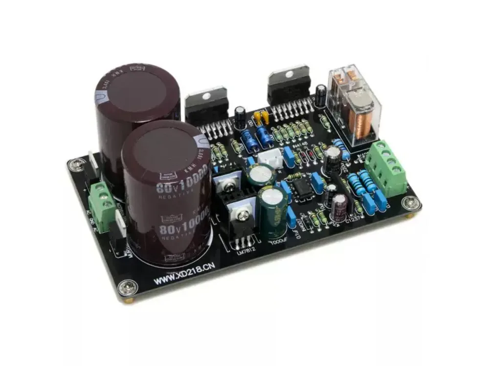 TDA7293 with 2X100W DC servo two-channel power amplifier board
TDA7293 with 2X100W DC servo two-channel power amplifier board