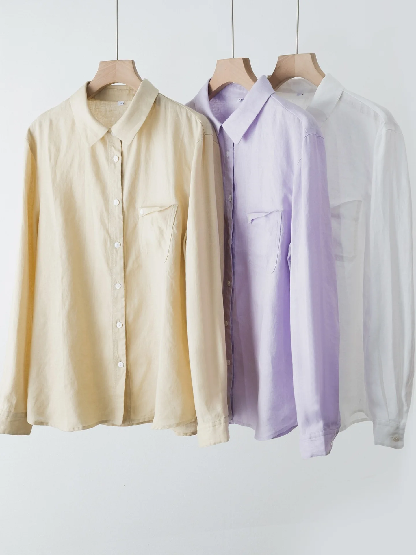 Dave&di Flip Collar Hanma Long Sleeved Shirt With Foldable Bag Simple And Neat Loose And Slimming Casual And Artistic Women
Dave&di Flip Collar Hanma Long Sleeved Shirt With Foldable Bag Simple And Neat Loose And Slimming Casual And Artistic Women
