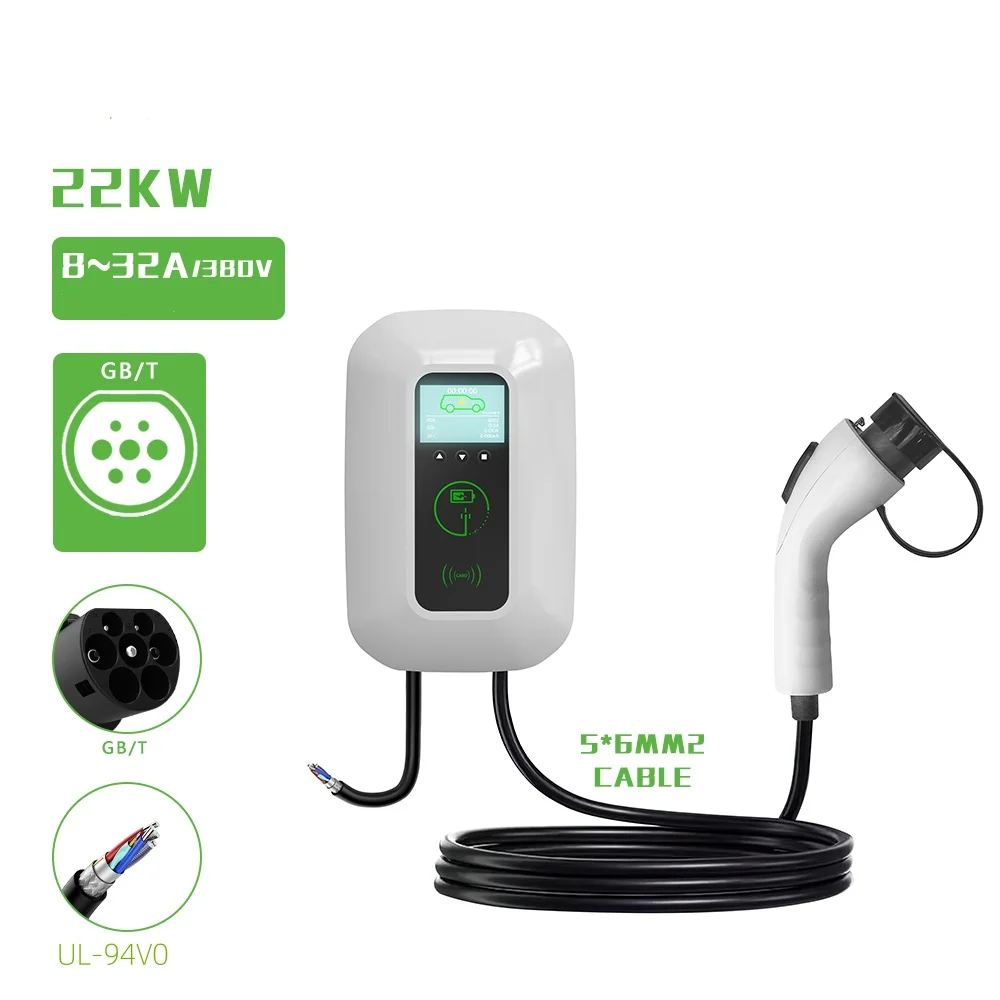Commercial 11KW AC EV Fast Charger New Condition Type1 Wall-mounted Charging Station
Commercial 11KW AC EV Fast Charger New Condition Type1 Wall-mounted Charging Station