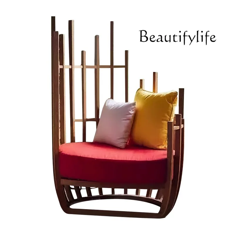 Outdoor Teak Sofa Villa Outdoor Terrace Leisure Art Furniture Courtyard High Back Solid Wood Lounger
Outdoor Teak Sofa Villa Outdoor Terrace Leisure Art Furniture Courtyard High Back Solid Wood Lounger