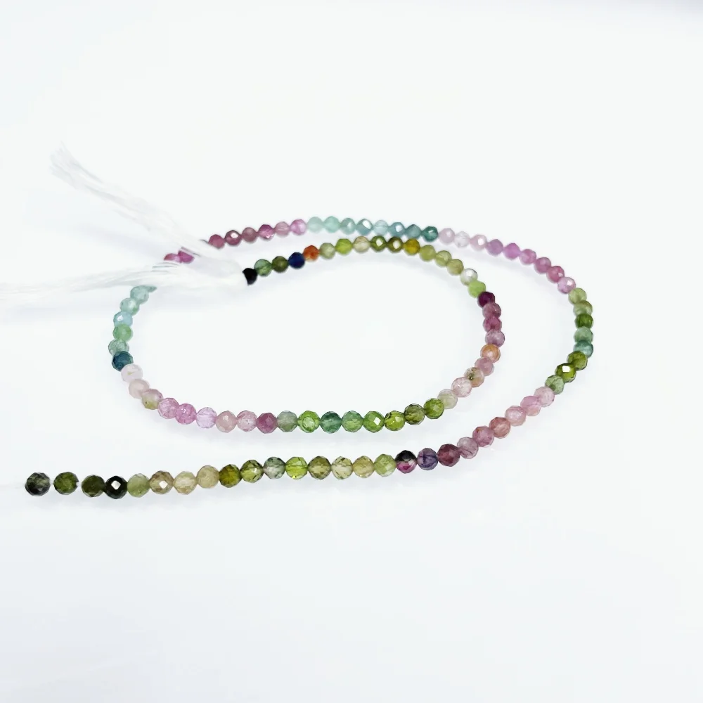 3mm Natural AAAAA Gradient Tourmaline Stone Beads Faceted Loose Beads for DIY Jewelry Making Trendy Bracelet Necklace Accessorie
3mm Natural AAAAA Gradient Tourmaline Stone Beads Faceted Loose Beads for DIY Jewelry Making Trendy Bracelet Necklace Accessorie