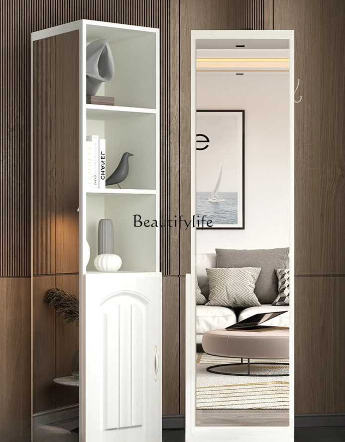 Wardrobe One-Piece Fitting Home Storage Living Room Bedroom Rotary Multifunctional Hallway Full Body Floor Mirror
Wardrobe One-Piece Fitting Home Storage Living Room Bedroom Rotary Multifunctional Hallway Full Body Floor Mirror