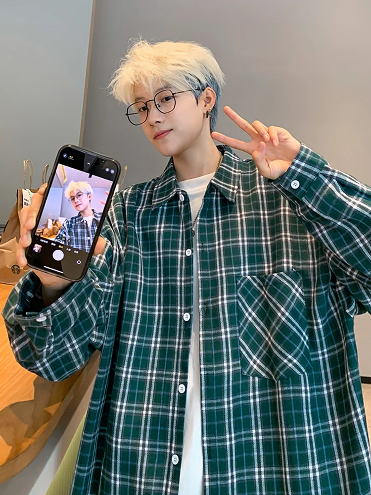 Casual Plaid Long Sleeve Shirt Hong Kong Style Campus Artistic Women's Flocking Shirt Men's Spring Autumn Versatile Trendy Ou...
Casual Plaid Long Sleeve Shirt Hong Kong Style Campus Artistic Women's Flocking Shirt Men's Spring Autumn Versatile Trendy Ou...