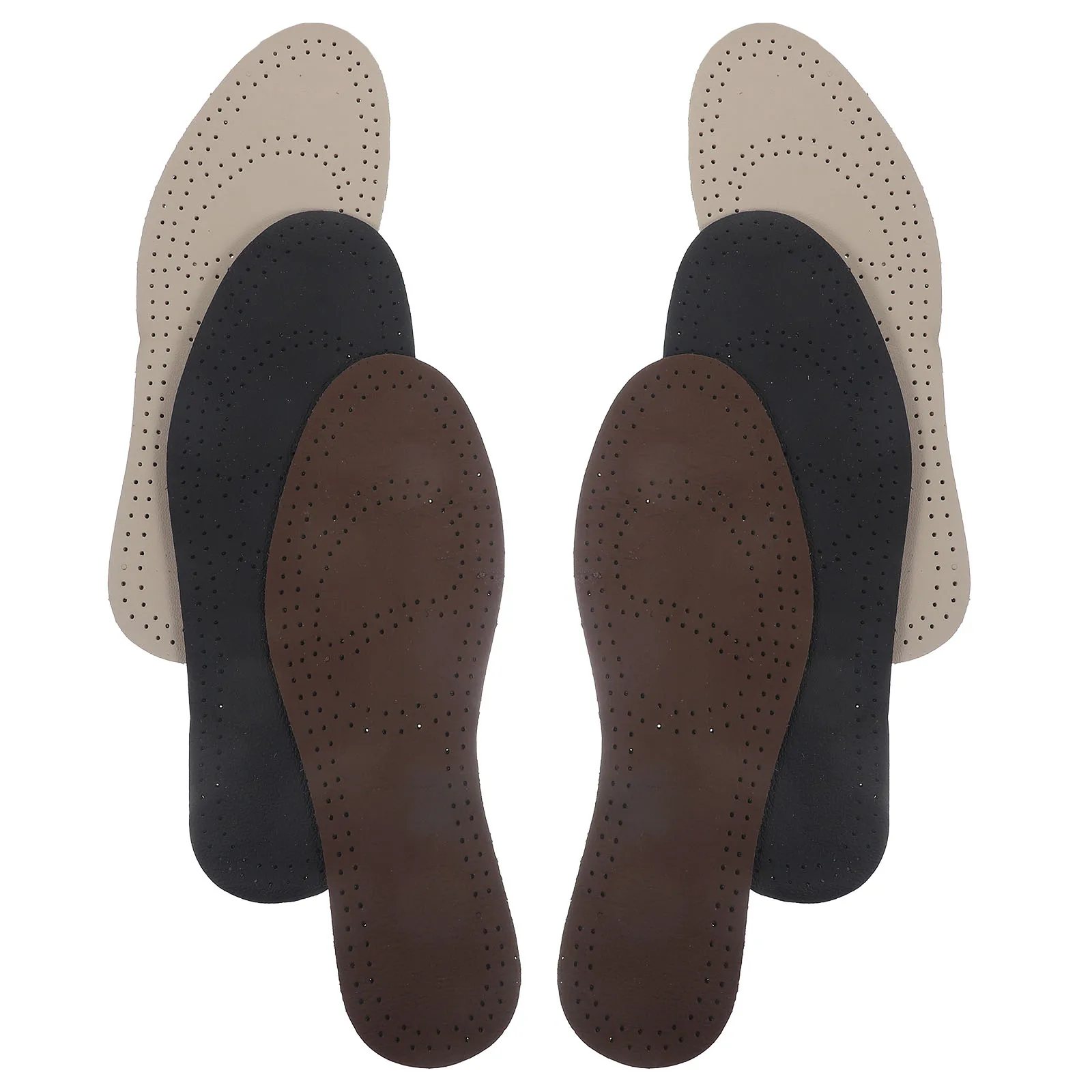 Cowhide 3 Pairs Shock Absorbing Insoles Breathable Shoe Pads Cushions Foot Care Tools Reducing Stress Improving Stability
Cowhide 3 Pairs Shock Absorbing Insoles Breathable Shoe Pads Cushions Foot Care Tools Reducing Stress Improving Stability