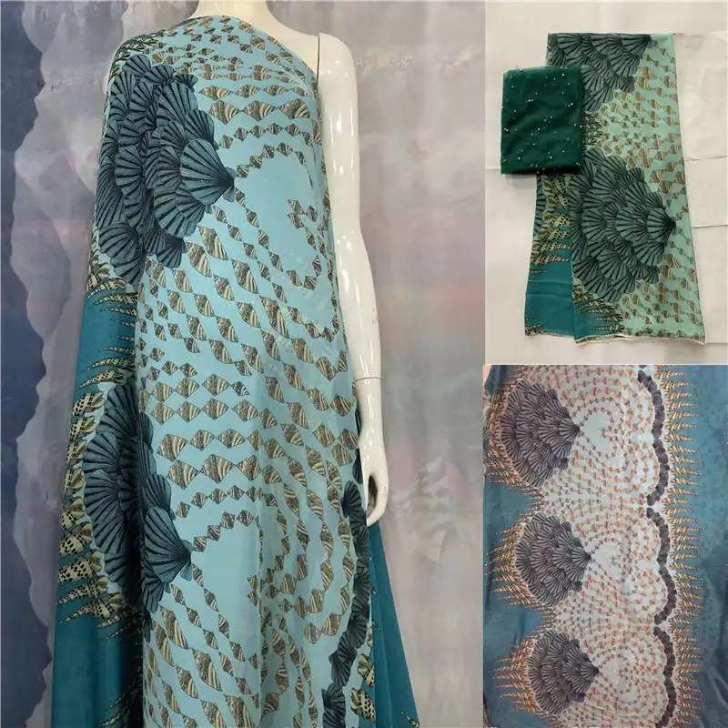 2022 Fashion Soft Silk Satin Printed Fabric 5+2 Yards/Set African High Quality Silk Fabric For Party Dress.7135
2022 Fashion Soft Silk Satin Printed Fabric 5+2 Yards/Set African High Quality Silk Fabric For Party Dress.7135