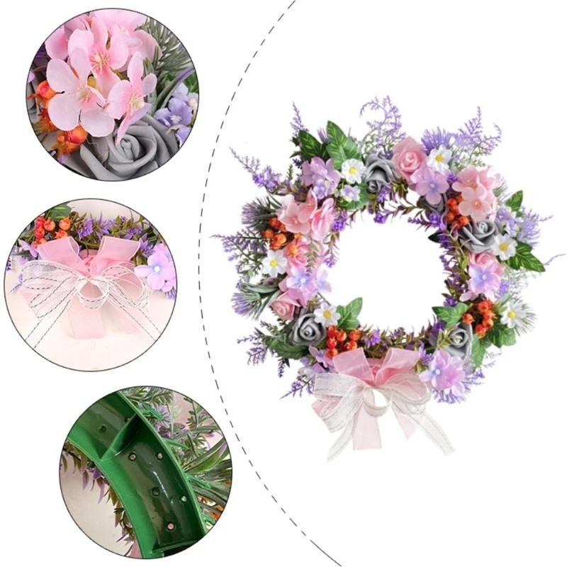Festive Holiday Wreath Artificial Front Door Decoration with Bow and Flowers Stairways Swag Festive Car Decor 15UB
Festive Holiday Wreath Artificial Front Door Decoration with Bow and Flowers Stairways Swag Festive Car Decor 15UB