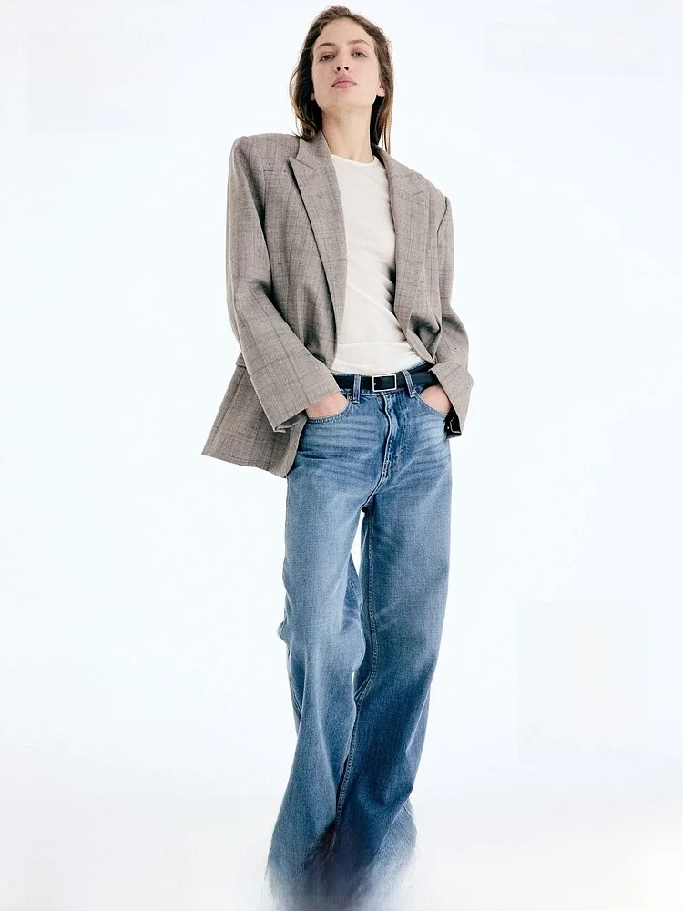 H&M Women's Casual High Waist Fashionable Summer 2026 Wide Leg Jeans Trendy Long Pants Standard Fit No Stretch Ladies' Wear
H&M Women's Casual High Waist Fashionable Summer 2026 Wide Leg Jeans Trendy Long Pants Standard Fit No Stretch Ladies' Wear