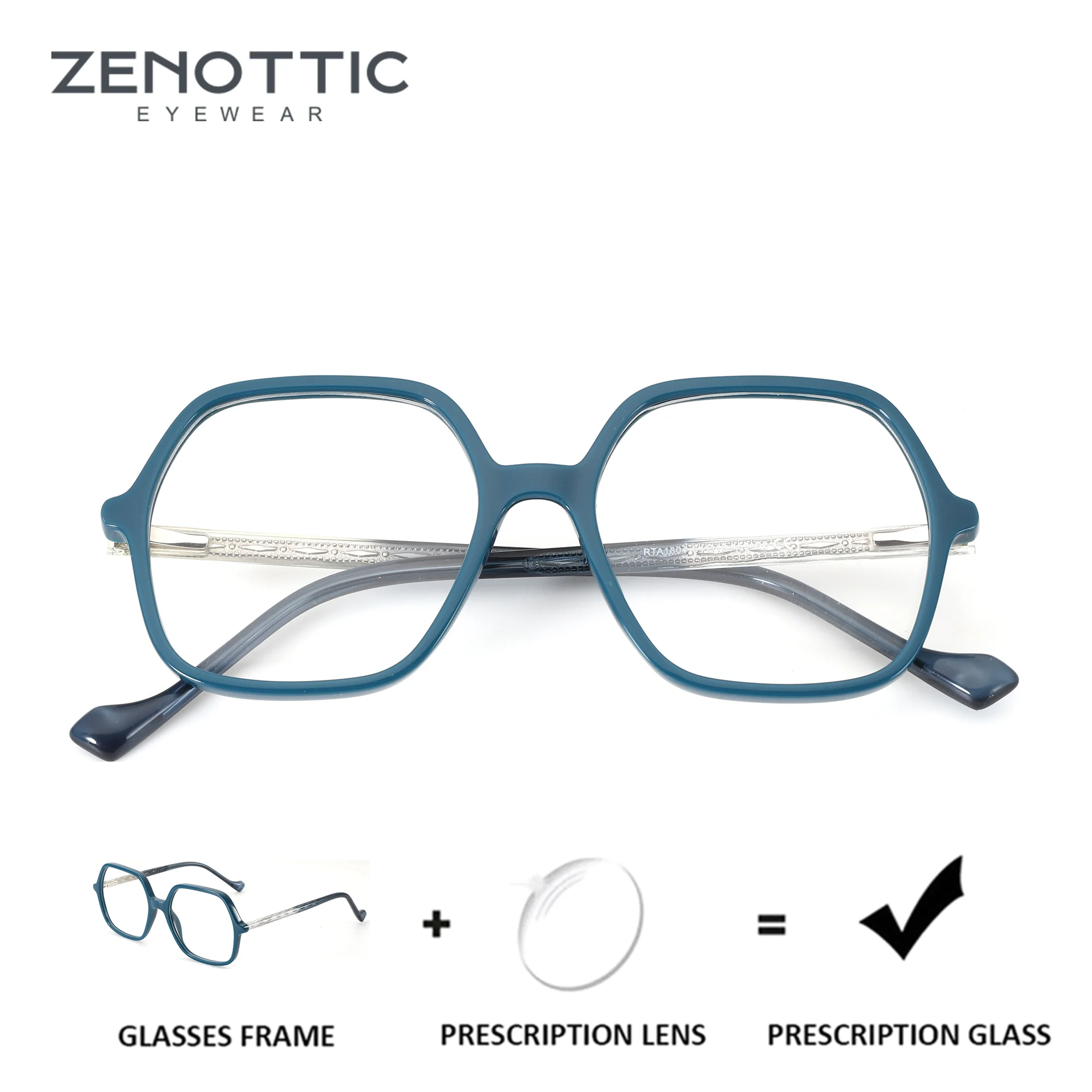 ZENOTTIC Polygon Acetate Prescription Glasses For Women Anti Blue Light Progressive/Photochromic Astigmatic Optical Eyeglasses
ZENOTTIC Polygon Acetate Prescription Glasses For Women Anti Blue Light Progressive/Photochromic Astigmatic Optical Eyeglasses