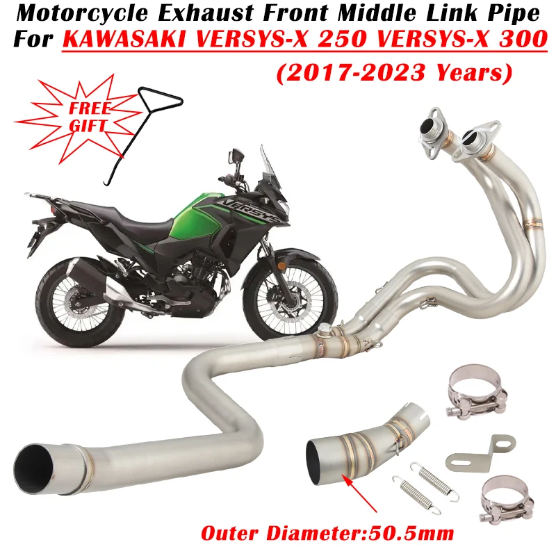 For KAWASAKI VERSYS X VERSYS-X 250 300 2017 - 2022 2023 Motorcycle Exhaust System Modified Muffler 51mm Front Middle Link Pipe
For KAWASAKI VERSYS X VERSYS-X 250 300 2017 - 2022 2023 Motorcycle Exhaust System Modified Muffler 51mm Front Middle Link Pipe