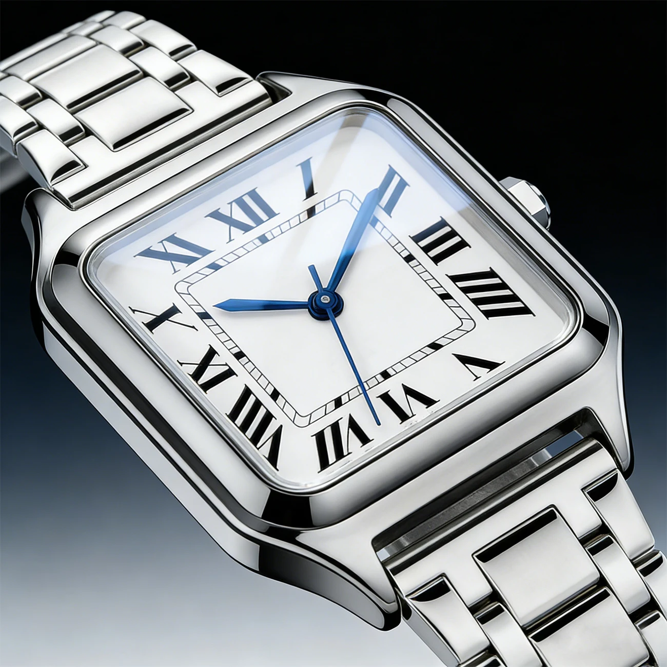 High end business men's stainless steel alloy quartz watch, fashionable and simple silver men's watch, 2026 new model
High end business men's stainless steel alloy quartz watch, fashionable and simple silver men's watch, 2026 new model