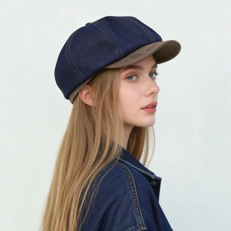 Newsboy Hat Women Octagonal Cap Denim Vintage Style Spring Autumn Accessory For Outdoor Painter Casual
Newsboy Hat Women Octagonal Cap Denim Vintage Style Spring Autumn Accessory For Outdoor Painter Casual
