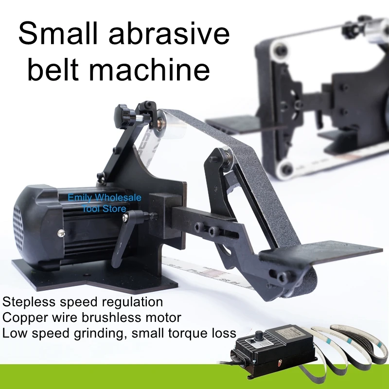 Belt sander small desktop woodworking metal DIY speed control polishing machine sandpaper machine home electric sanding machine
Belt sander small desktop woodworking metal DIY speed control polishing machine sandpaper machine home electric sanding machine