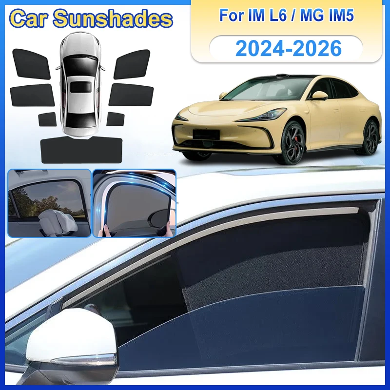 Car Sun Shades For IM L6 2024 Accessories 2025 2026 P12L Heat Insulation Curtains Privacy Windows Visors Accessories Auto Parts
Car Sun Shades For IM L6 2024 Accessories 2025 2026 P12L Heat Insulation Curtains Privacy Windows Visors Accessories Auto Parts