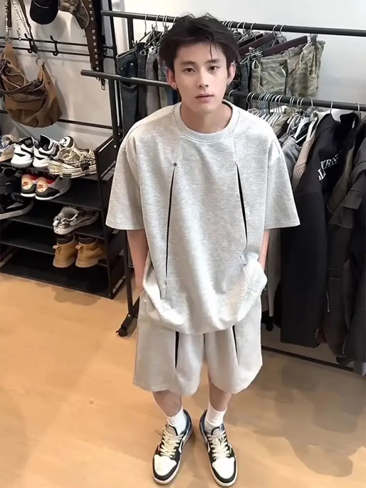 Мужская летняя футболка Cleanfit Deconstructed Patchwork с коротким рукавом, плотная, в американском уличном стиле, крутая, с коротким рукавом
Мужская летняя футболка Cleanfit Deconstructed Patchwork с коротким рукавом, плотная, в американском уличном стиле, крутая, с коротким рукавом