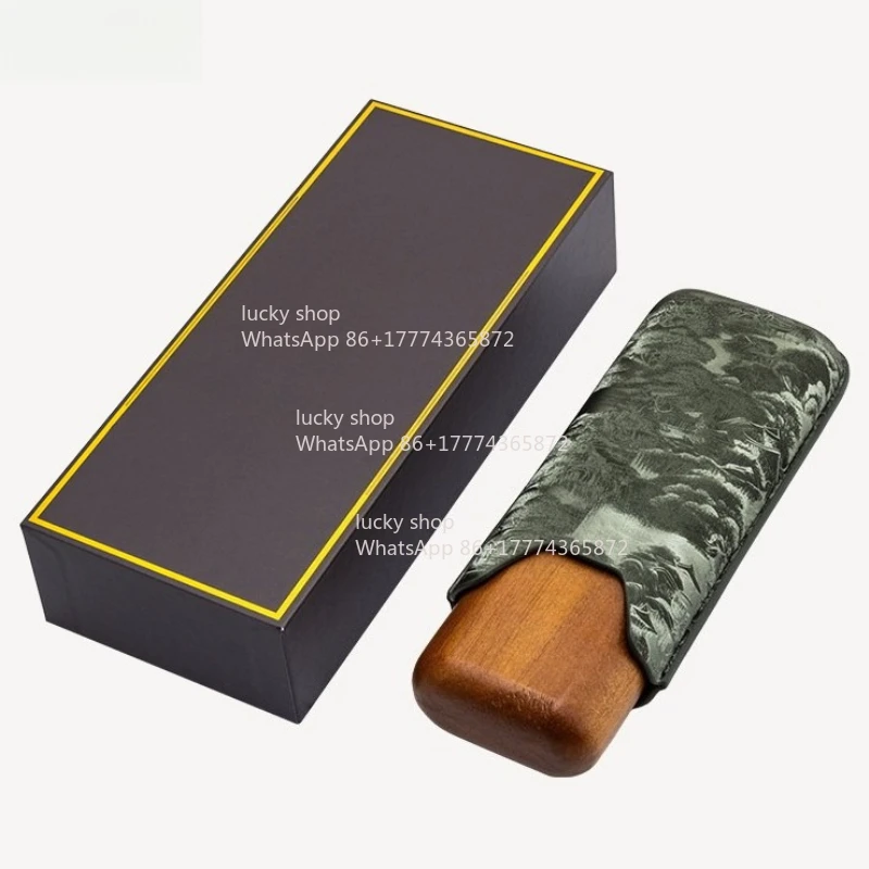 Cedar Wood Two Leather Case Gift Box, Portable
Cedar Wood Two Leather Case Gift Box, Portable