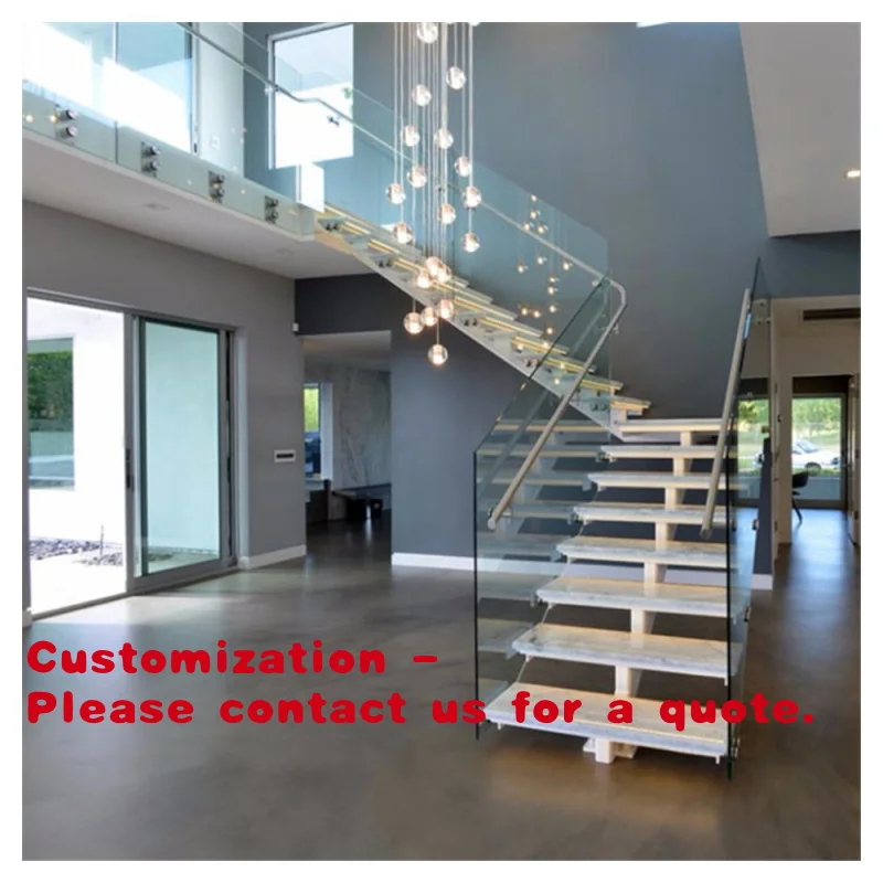 Customize.CBMmart Central Beam Stringer Tempered Glass Wire Wooden Stone Step Straight Staircase
Customize.CBMmart Central Beam Stringer Tempered Glass Wire Wooden Stone Step Straight Staircase
