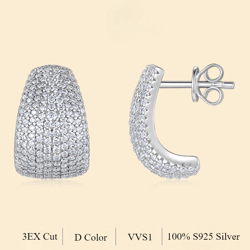 M-JAJA Shield Shaped Moissanite earrings Luxury D VVS1 Lab Diamond Stud Earrings S925 Silver Jewelry for Women Anniversary Gift
M-JAJA Shield Shaped Moissanite earrings Luxury D VVS1 Lab Diamond Stud Earrings S925 Silver Jewelry for Women Anniversary Gift