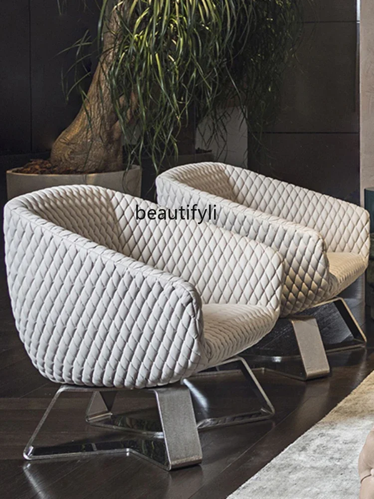 LBX Italian Light Luxury Single-Seat Sofa Chair Simple Modern Living Room Leisure Chair Residential Furniture
LBX Italian Light Luxury Single-Seat Sofa Chair Simple Modern Living Room Leisure Chair Residential Furniture