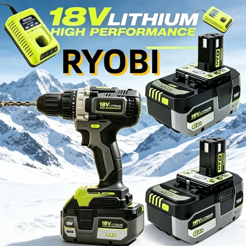 Original RYOBI High-Performance Lithium Battery with 18V low self-discharge is suitable for All Tools P104, P107, P109 And P108.
Original RYOBI High-Performance Lithium Battery with 18V low self-discharge is suitable for All Tools P104, P107, P109 And P108.