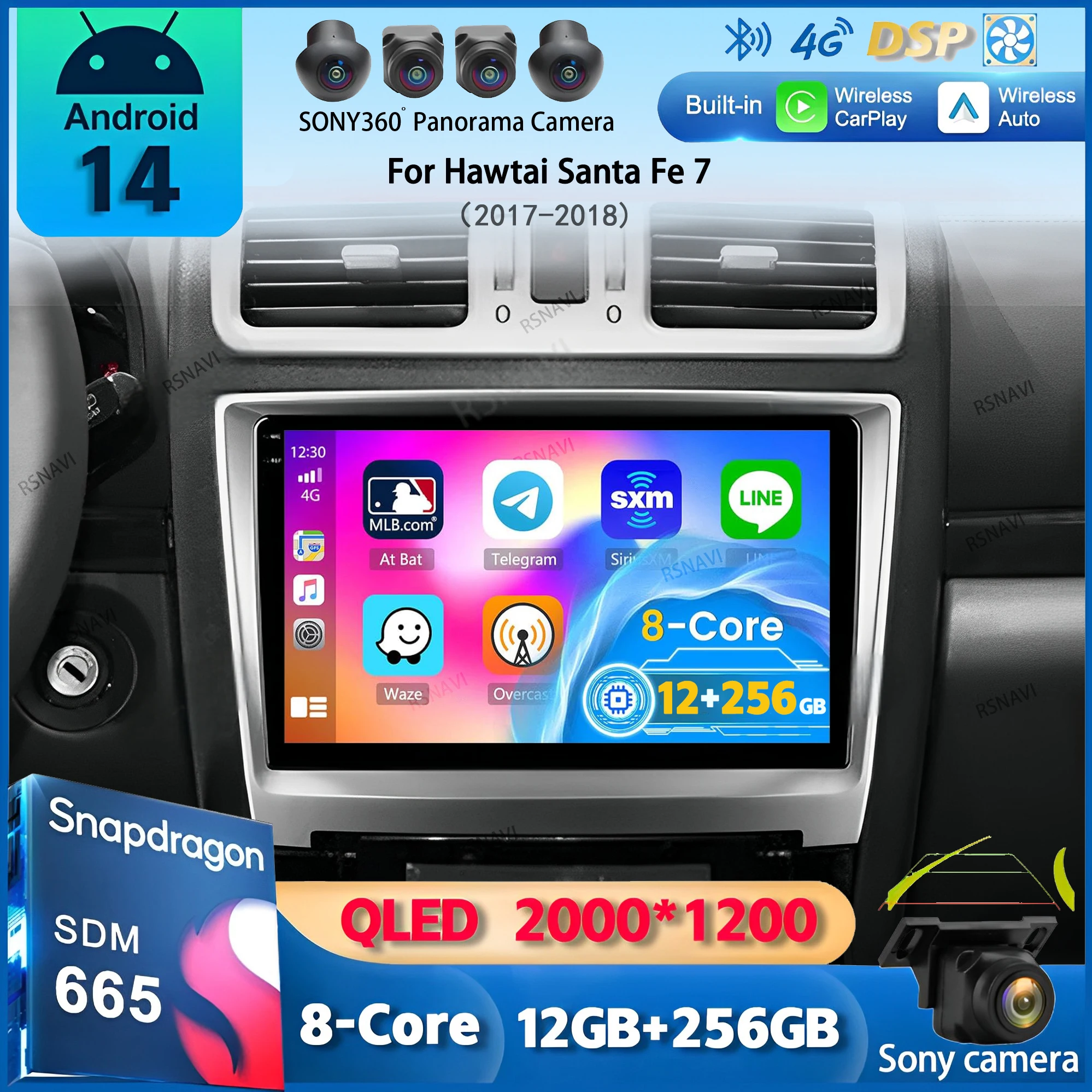 Android 14 Carplay Авто Авто Радио Для Hawtai Santa Fe 7 2017 Мультимедийный Видеоплеер Навигация Стерео GPS 2din Аудио WIFI + 4G BT
Android 14 Carplay Авто Авто Радио Для Hawtai Santa Fe 7 2017 Мультимедийный Видеоплеер Навигация Стерео GPS 2din Аудио WIFI + 4G BT