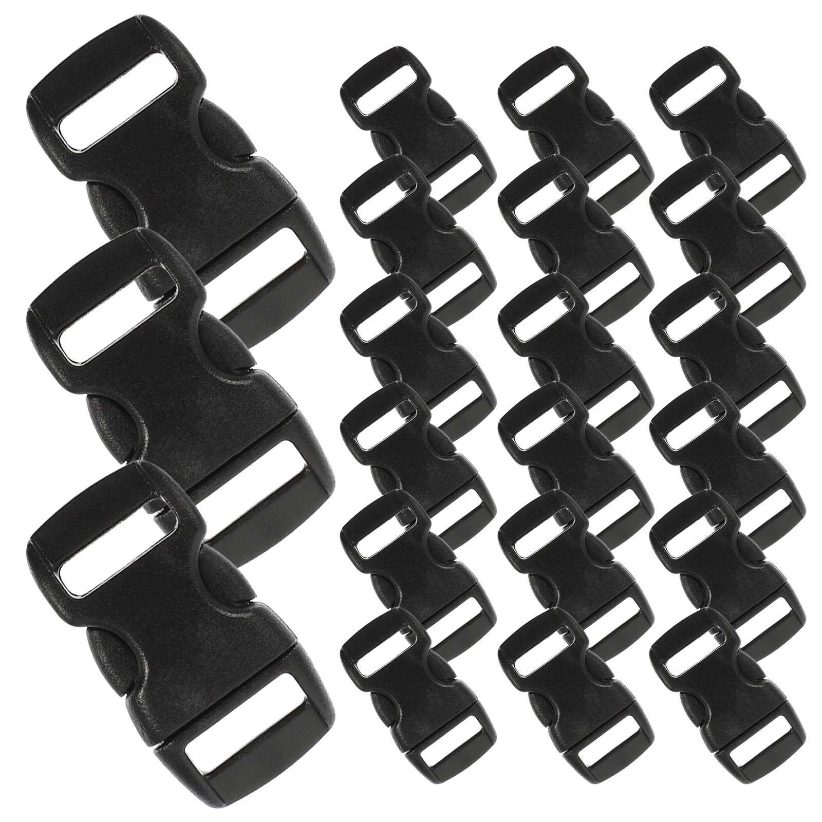 100 Pcs Side Release Buckles Plastic Adjustable Backpack Travel Black Replaceable Durable Wear Resistant Strap buckle
100 Pcs Side Release Buckles Plastic Adjustable Backpack Travel Black Replaceable Durable Wear Resistant Strap buckle
