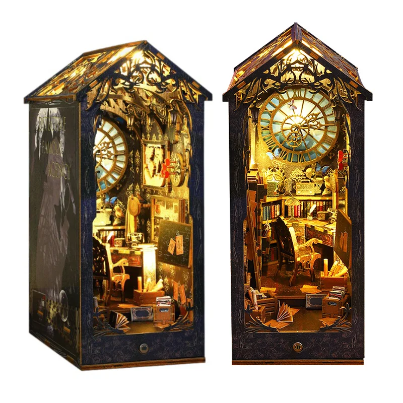 CAYI Детективное агентство Diy Book Nook Kit 3D Деревянная головоломка Подставка для книг Diy Миниатюрный дом Книжный уголок Вставка для книжной полки
CAYI Детективное агентство Diy Book Nook Kit 3D Деревянная головоломка Подставка для книг Diy Миниатюрный дом Книжный уголок Вставка для книжной полки