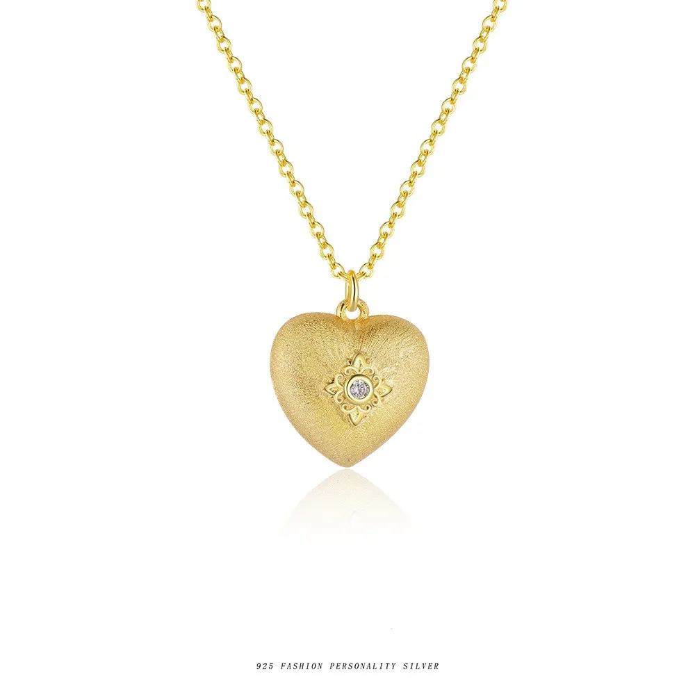 S925 Sterling Silver Jewelry Vintage Brushed Heart Pendant for Women, Vintage Light Luxury Minimalist Necklace
S925 Sterling Silver Jewelry Vintage Brushed Heart Pendant for Women, Vintage Light Luxury Minimalist Necklace