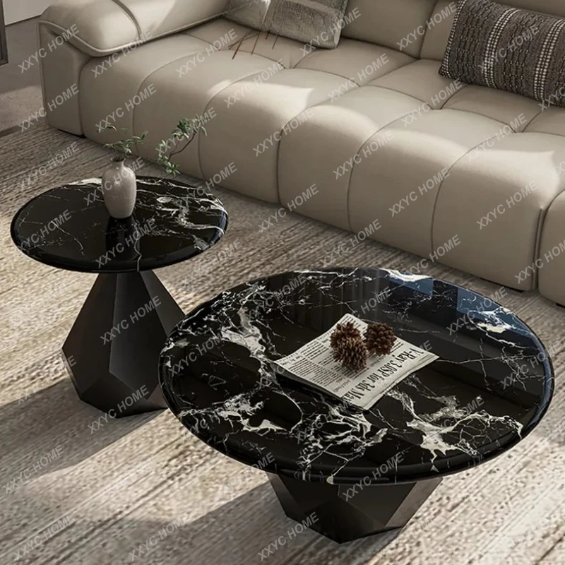 Q Marble household living room size round tea table combination
Q Marble household living room size round tea table combination