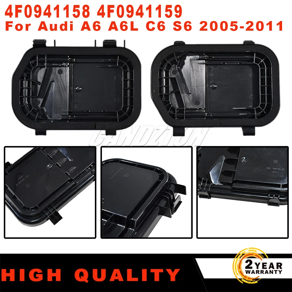 2 Pcs New Headlight Dust Cover Black ABS Plastic Left Right 4F0941158 4F0941159 For Audi A6 A6L C6 S6 2005-2011 Car Accessories
2 Pcs New Headlight Dust Cover Black ABS Plastic Left Right 4F0941158 4F0941159 For Audi A6 A6L C6 S6 2005-2011 Car Accessories