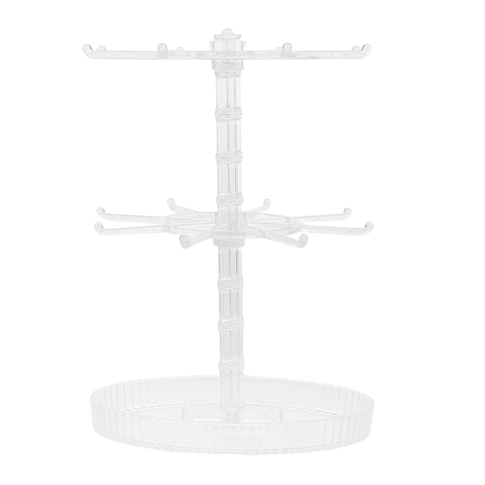 Двухуровневая вращающаяся подставка для украшений: витрина для ожерелий, браслетов, серег, брелоков, органайзер для прилавка и туалетного столика
Двухуровневая вращающаяся подставка для украшений: витрина для ожерелий, браслетов, серег, брелоков, органайзер для прилавка и туалетного столика