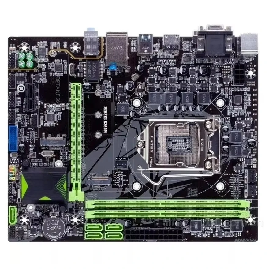 Used For Mingxuan, Challenger B360M Support 8th 9th generation CPU with M.2 interface VGA DVI HDMI
Used For Mingxuan, Challenger B360M Support 8th 9th generation CPU with M.2 interface VGA DVI HDMI