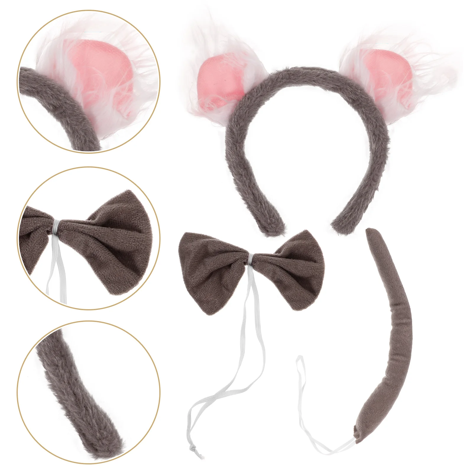Koala Stage Dress up Cosplay Ear Headband Costume Accessories Animal with Bowtie Fabric Headbands
Koala Stage Dress up Cosplay Ear Headband Costume Accessories Animal with Bowtie Fabric Headbands