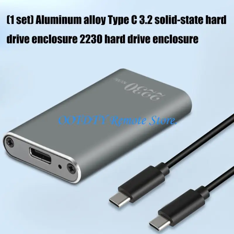 Modern Metal USB C 3.2 External Drive Case For 2230 M.2 NVMe SSDs for Multiple Device Use
Modern Metal USB C 3.2 External Drive Case For 2230 M.2 NVMe SSDs for Multiple Device Use