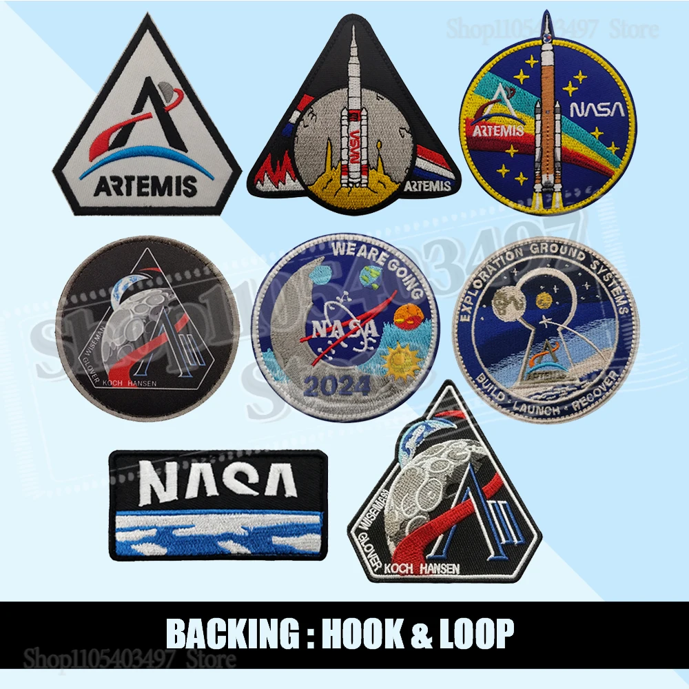 Artemis II Space Exploration Embroidered Patch Astronaut Tactical Morale Badge DIY Clothing Decor
Artemis II Space Exploration Embroidered Patch Astronaut Tactical Morale Badge DIY Clothing Decor